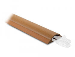 Delock öntapadós kábelcsatorna 50x13mm 1m fahatású (20731) (20731) - flylite