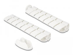 Delock állítható magasságú asztali kábelcsatorna 740 x 75 mm fehér (20797) (20797) - flylite