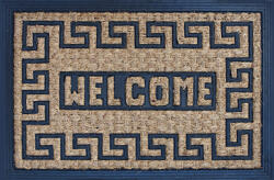 Horecano Изтривалка Horecano - Welcome, 40 x 60 cm, бежово-черна (011541)