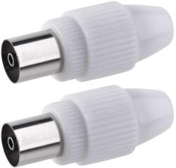 EMOS brand of Legrand EMOS K1731.2, IEC csatlakozó egyenes 2db/bliszter (K1731-2)