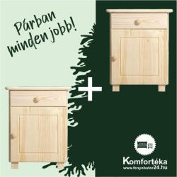 Komforttéka 1+1 Max Ala 1 ajtós 1 fiókos
