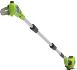 GreenWorks (1401107-GW) G40PS20 Akkumulátoros Ágvágó, Fekete-Zöld (1401107-GW)