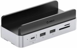 ORICO MiniDock 10 az 1-ben dokkolóállomás SSD merevlemez-hellyel - ezüst