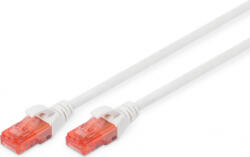 ASSMANN Patch Cord Digitus by Assmann DK-1617-005/WH U/UTP Cat6 0.5m White (DK-1617-005/WH)