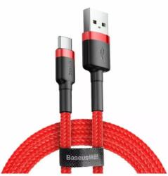 Baseus Cablu de date Baseus Cafule, USB la USB-C, Quick Charge , 3A, 1m (Rosu)