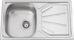 Studio Casa Chiuveta bucatarie Studio Casa Okio Rovigo TXT 780x435x145 mm adancime cuva 145 mm orientarea cuvei pe partea dreapta montare pe blat (C54781631BD) Chiuveta