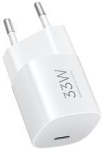 Xiaomi NANO POWER hálózati töltő Type-C aljzat (33W, GaN, PD gyorstöltő 3.0) FEHÉR (174974)