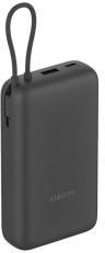 Xiaomi vésztöltő Type-C / USB aljzat (20000mAh, 22, 5W, gyorstöltő, LED jelzés + fix Type-C kábel) SÖ