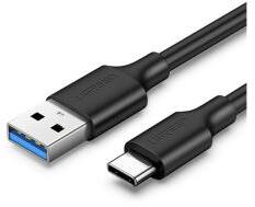 UGREEN US184 adatkábel (USB - Type-C, 3A, gyorstöltő, 50cm) FEKETE (170750)