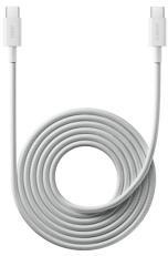 Xiaomi adatkábel (Type-C - Type-C, 6A, gyorstöltő, cipőfűző, 200cm) FEHÉR (174968)