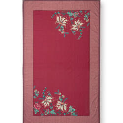 Pip Studio Rózsaszín Virág Fesztivál terítő - 140 x 180 cm