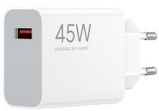 Xiaomi hálózati töltő USB aljzat (45W, gyorstöltő) FEHÉR (167094)