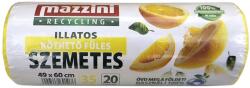 Mazzini Sac de gunoi MAZZINI citrice parfumate cu trageți-tab 49x60 cm 35L 20 bucăți 104001 (104001)