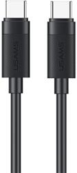 USAMS U94 cablu de date Type-C - Type-C, 100cm, NEGRU (SJ780USB01)