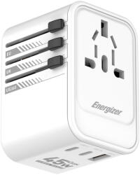 Energizer Adaptor de călătorie Energizer ETC450 cu conexiune universală (EU, UK, US, AU) și încărcător rapid PD cu putere de încărcare de max. 45W