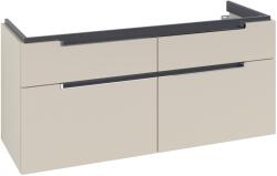 Villeroy & Boch Subway 2.0 dulap 128.7x44.9x59 cm sub chiuveta pe perete gri A91710VN (A91710VN)