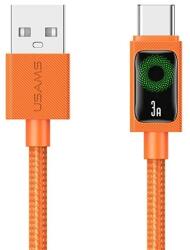 USAMS U92 cablu de date USB - Type-C, 120cm, NARANSSÁRGA (SJ772USB02)