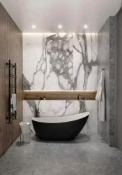 Coloana Cada freestanding compozit Coloana Marina 174.5x72.5 cm negru mat (2100000014354)