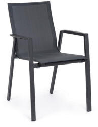  BOLZANO Kastor kerti szék antracit BOLZANO 56 x 61, 5 x 88 cm