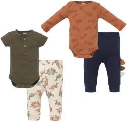 Foxy Baby Pamut Rövid És Hosszú Ujjú Body + Nadrág Szett 62 - Dínók
