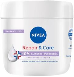 Nivea Repair & Care krém 10% glicerinnel és panthenollal, illatmentes, 400 ml
