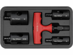 TOYA Set pentru debavurat țevi 16 - 32 mm (YT-22370)