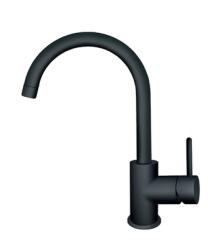 Evido LANA álló gránit mosogató csaptelep, fekete 105874