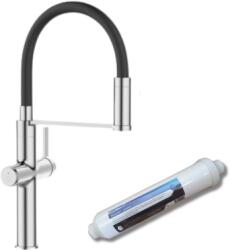 Dunatherm Mosogató csaptelep, Invena Perisa mosogató csaptelep vízszűrővel, króm BZ-51-F08-V