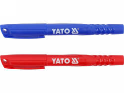 YATO Marker permanent 2 buc roșu - albastru (YT-69301)
