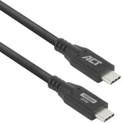 ACT AC7440 USB kábel USB 3.2 Gen 2 (3.1 Gen 2) 0, 5 M USB C Fekete (AC7440)