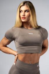 NEBBIA Seamless Short-Sleeve Top POWER 891 Light brown ash - LIGHT BROWN ASH (L) - NEBBIA
