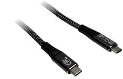 Inter-Tech 88885672 USB kábel USB 3.2 Gen 2x2 3 M USB C 20 Gbit/s 240 W Fekete (88885672)