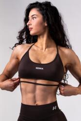 NEBBIA Open-Back Sports Bra POWER 890 Dark brown - dark brown (XS) - NEBBIA