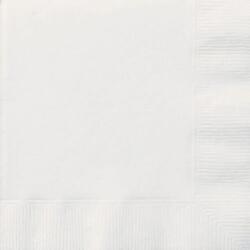  Szalvéta 2 rétegű egyszínű 33x33cm 20db/csomag Ragyogó fehér (011179031023)