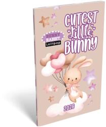 Lizzy Card A6 tűzött zsebnaptár Lollipop Bunny Rabbit Lizzy Calendar 2026 (21705)