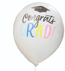  Gumi lufi ballagás sapka színes "Congrats Grad! " 5 db/csomag 644794 (644794)