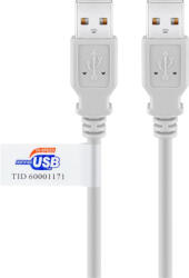 Goobay 50796 USB kábel USB 2.0 2 M USB A Szürke (50796)