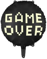  Fólia lufi legénybúcsúra Game Over felirattal fekete színű 45 cm 029194 (M029194)
