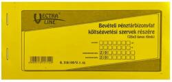 Vectra-Line Nyomtatvány bevételi pénztárbizonylat költségvetési szervek részére VECTRALINE fekvő 25x3 lapos (B318-100/A/V)