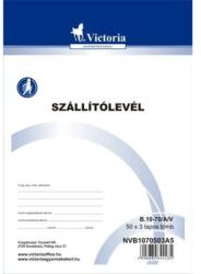Victoria Nyomtatvány, szállítólevél, 50x3, A5, VICTORIA B. 10-70 (B.10-70/A/V)