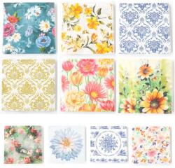  Szalvéta 2 rétegű 33x33cm 20db (10 csomag) általános vegyes mintákkal