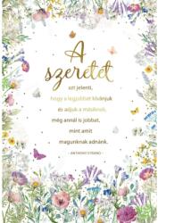 Cardex Képeslap A szeretet azt jelenti. . . idézettel Cardex H (50CAR560)