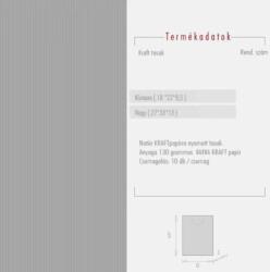 Concard Dísztasak ezüst színben közepes 18x22x8, 5 cm Concard Kifutó! (KK1901)