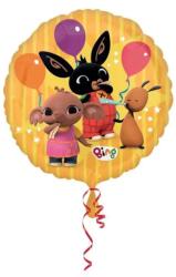  Fólia lufi Bing nyuszis mintával sárga színben születésnapra 43 cm 449939