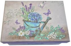  Papír díszdoboz szett levendula kanna mintával 15x10, 5x7, 5 cm SYPC105445 (5999119105445)
