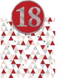 Cardex Üdvözlőlap képeslap 18. évszámos születésnapi Cardex (50CAR533)