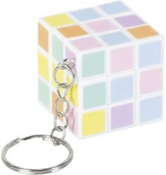 Brunnen Kulcstartó mágikus Rubik kocka pasztell színű forgatható 3x3 cm Brunnen (10-27-394-PASTEL)
