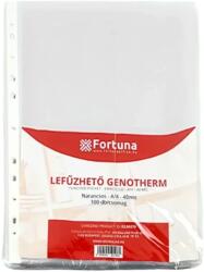 Fortuna Lefűzhető genotherm A/4 40 mikron narancsos Fortuna 100 db/csomag (02.00279)