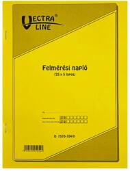 Vectra-Line Nyomtatvány felmérési napló VECTRALINE A/4 álló 25x5 lapos (D7570-104/V)