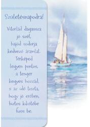 Cardex Üdvözlőlap képeslap vitorlás grafikával születésnapra Cardex (50HAL980)